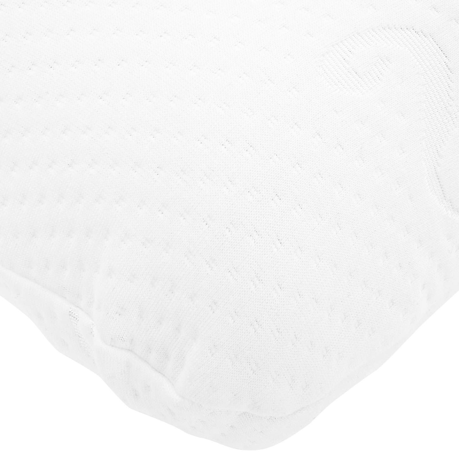 Schlafkissen Uni Weiß 74 x 39 x 13 cm Gel-Speicherschaum