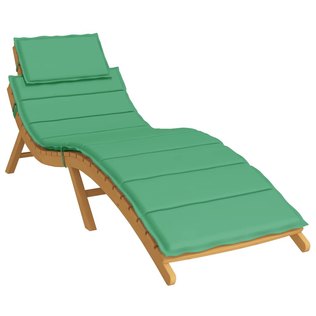 Sonnenliegen-Auflage Grün 186x58x4 cm Oxford-Gewebe