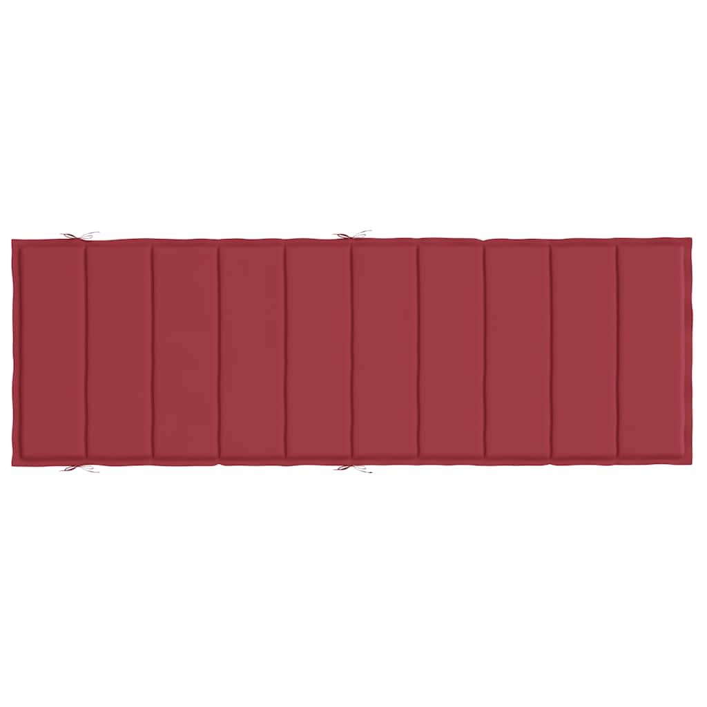 Sonnenliegen-Auflage Weinrot 186x58x4 cm Oxford-Gewebe