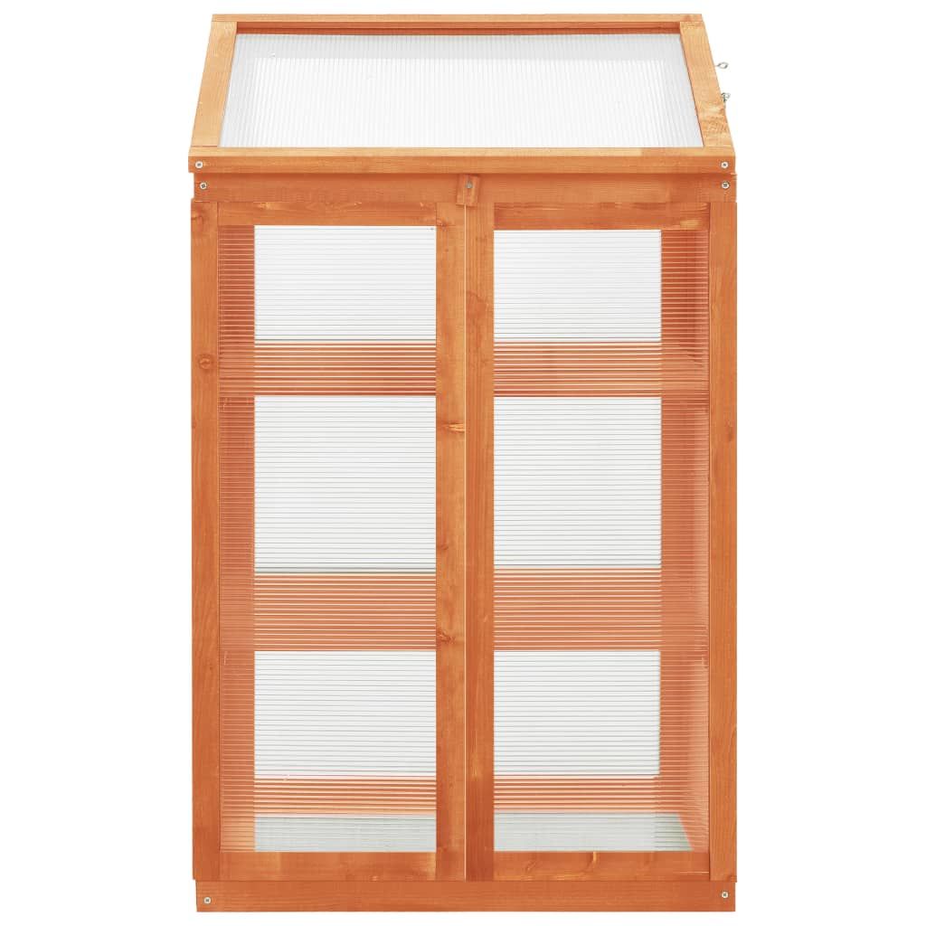 Gewächshaus 60x45x100 cm Tannenholz