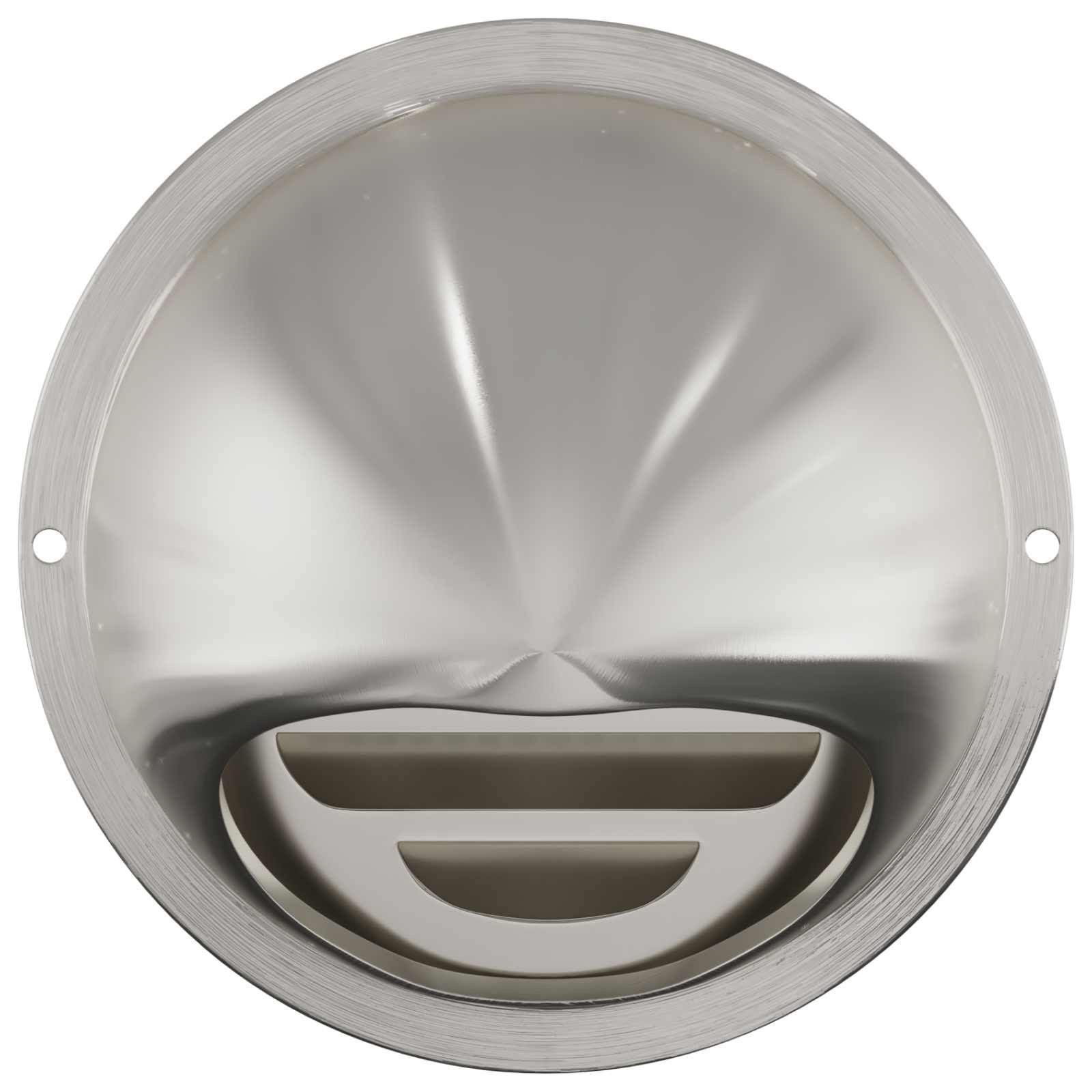 Lüftungsgitter 8 Stk. Silber 80 mm Edelstahl
