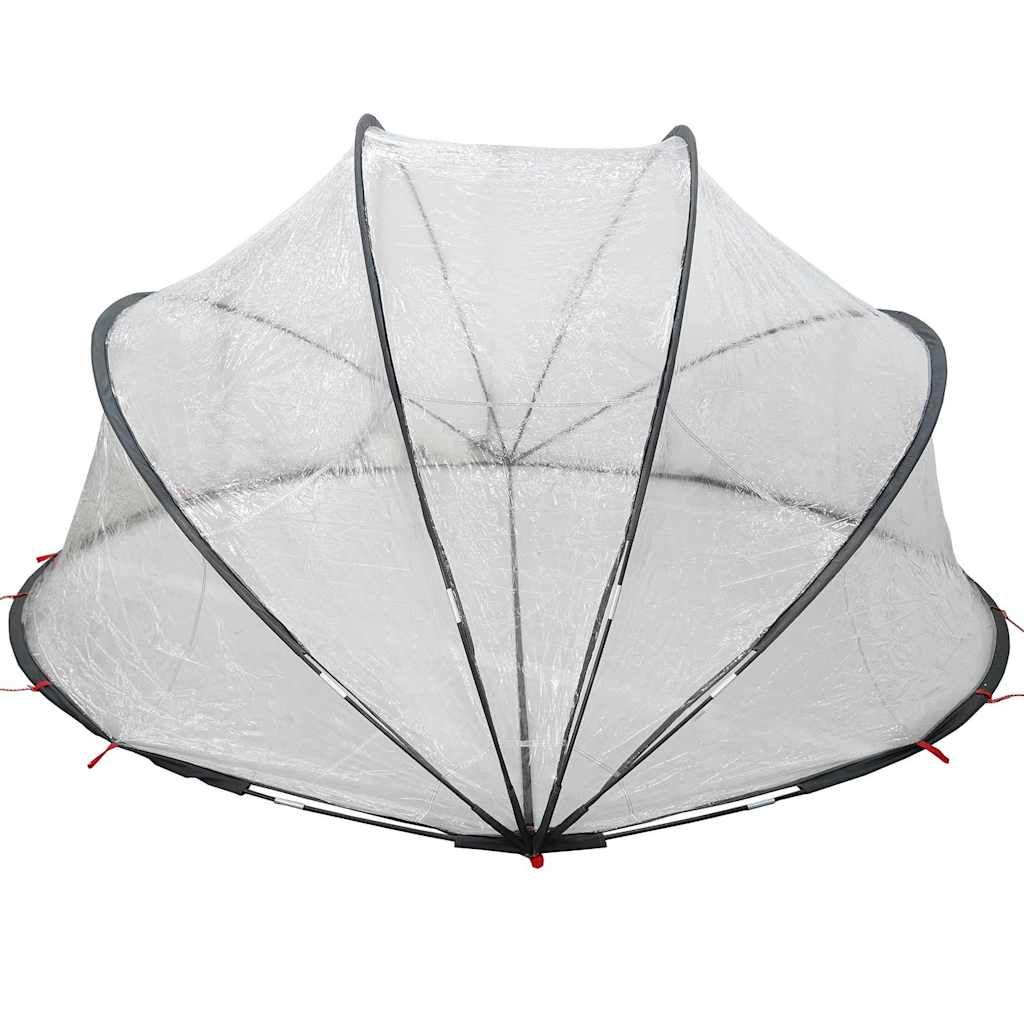 Pool-Dome 405 x 405 x 192 cm PVC Transparent
