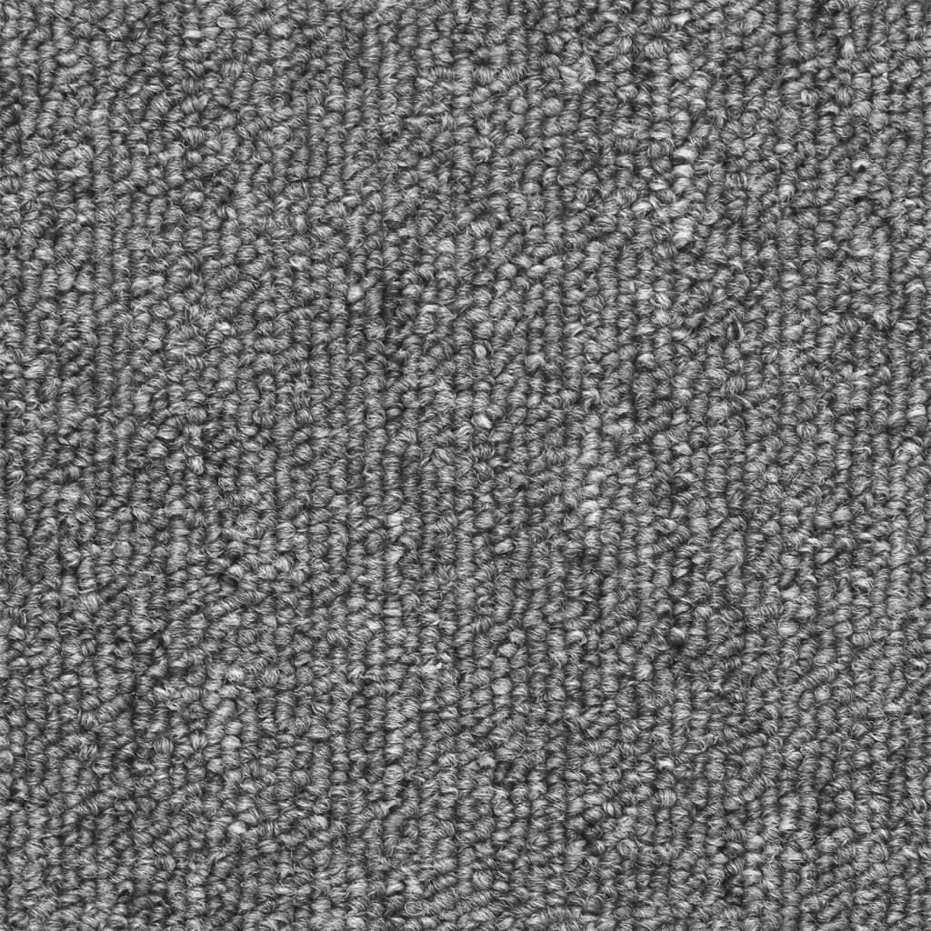 Stufenmatten 15 Stk. 56x17x3 cm Dunkelgrau Halbrund