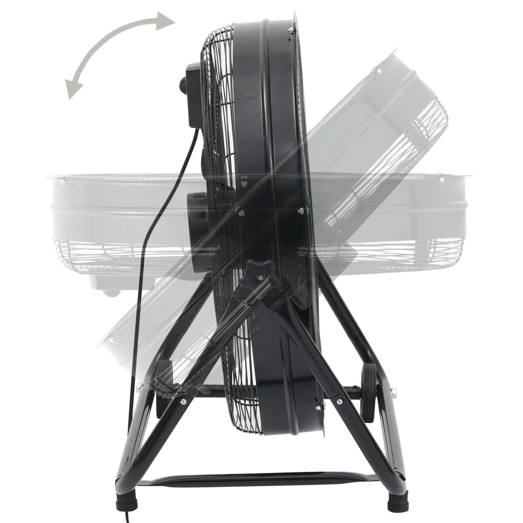 Trommelventilator Industriell 60 cm 172,5 W Schwarz