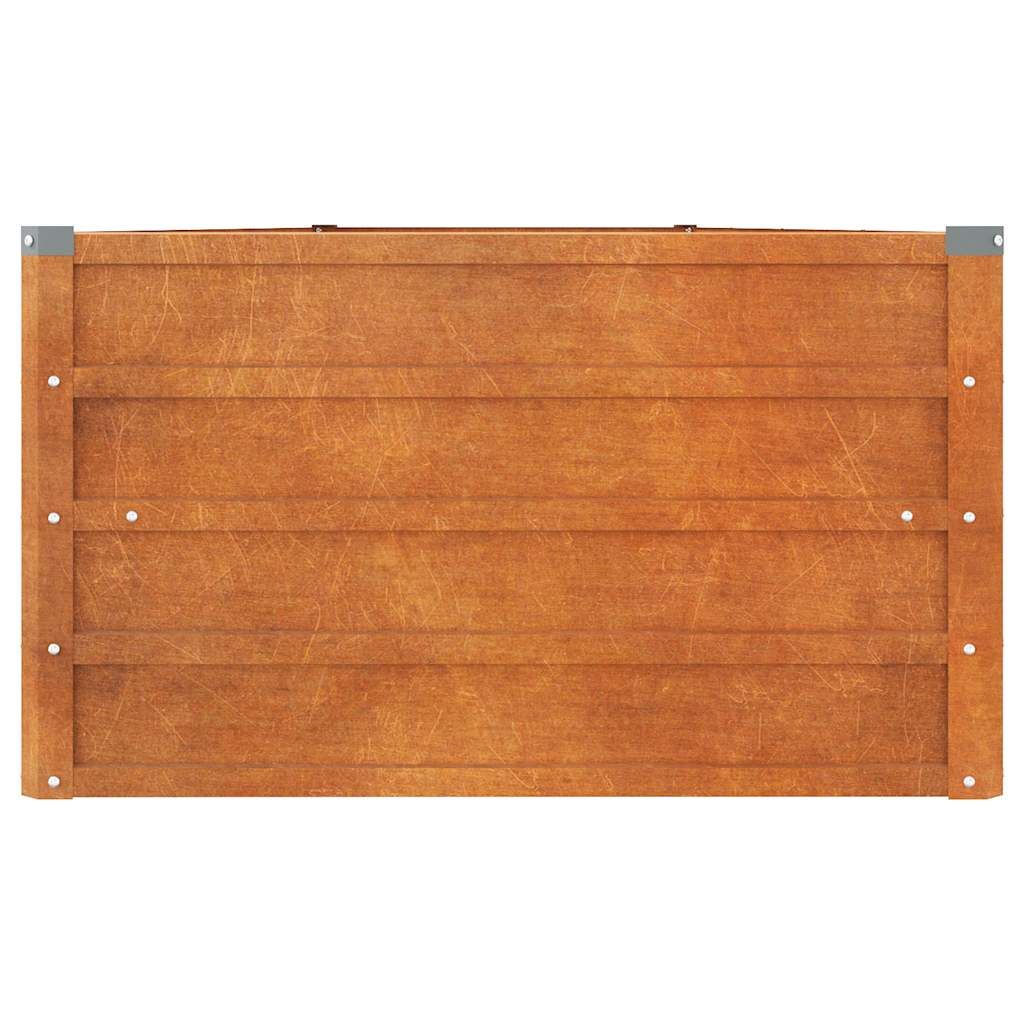 Hochbeet Rostig 400x80x45 cm Cortenstahl