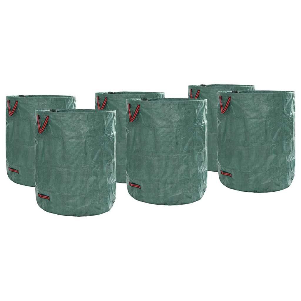 Gartenmüllsäcke 12 stk. 500 l Grün Polypropylen