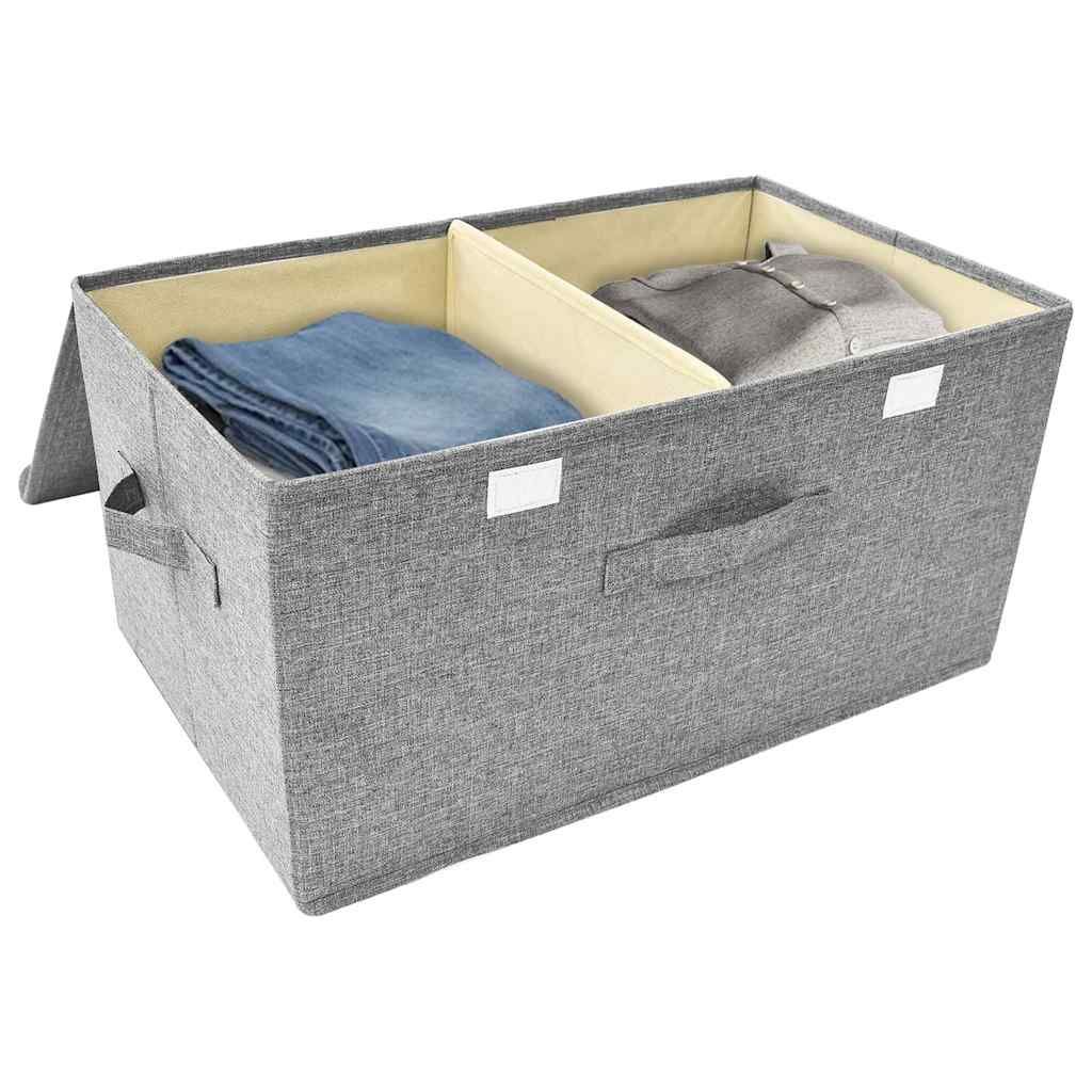 Lagerboxen Vliesstoff Grau