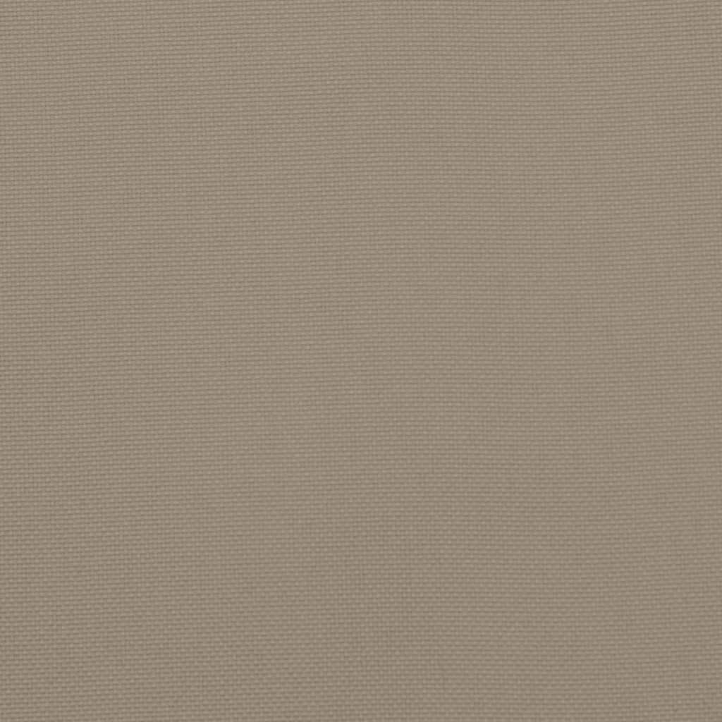 Sonnenliegen-Auflage Taupe 186x58x4 cm Oxford-Gewebe