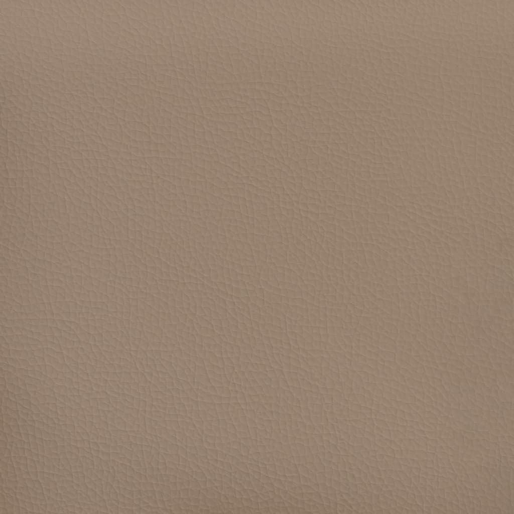 Zierkissen 2 Stk. Cappuccino-Braun 40x40 cm Kunstleder