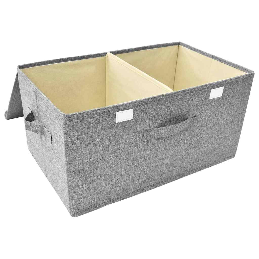 Lagerboxen Vliesstoff Grau