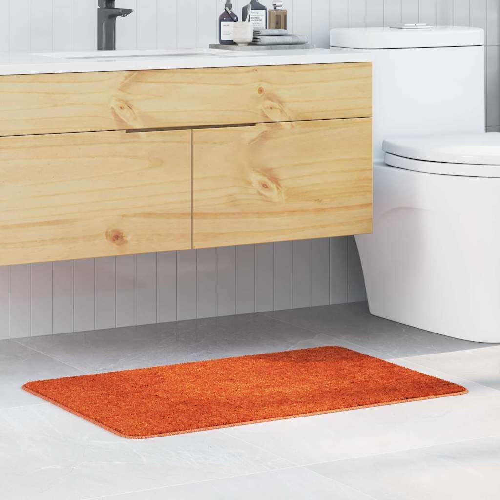Rutschfeste Badmatte Orange 60 x 90 cm PP