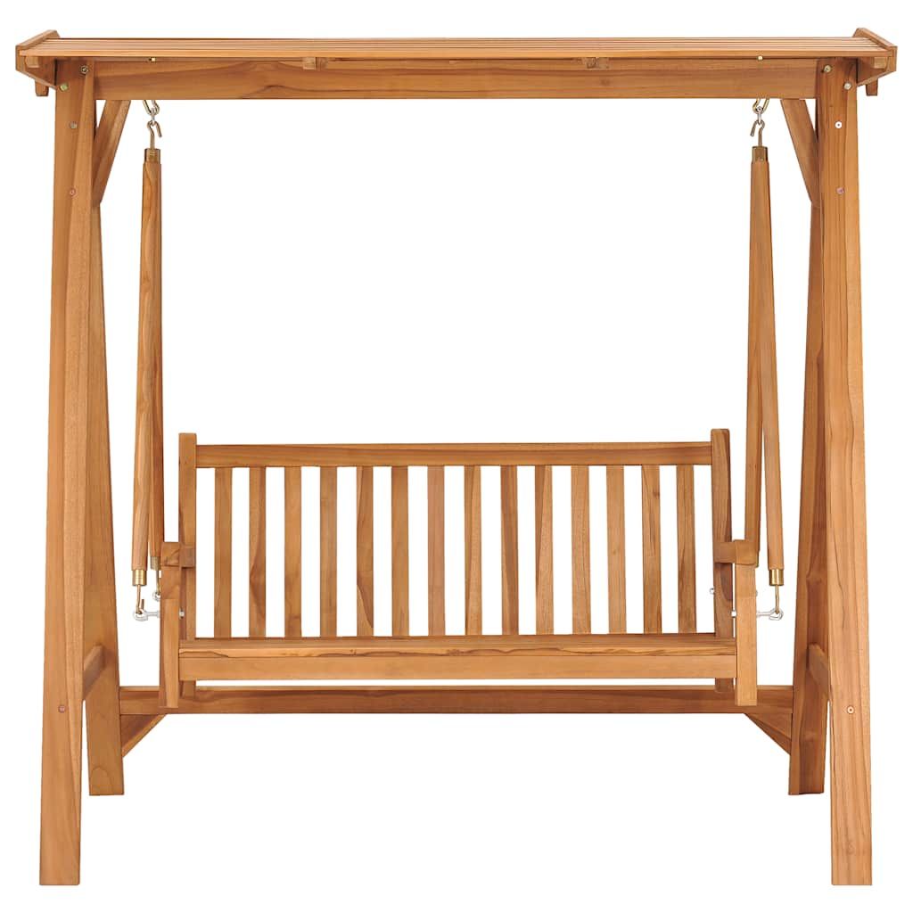 Hollywoodschaukel 174 cm Massivholz Teak