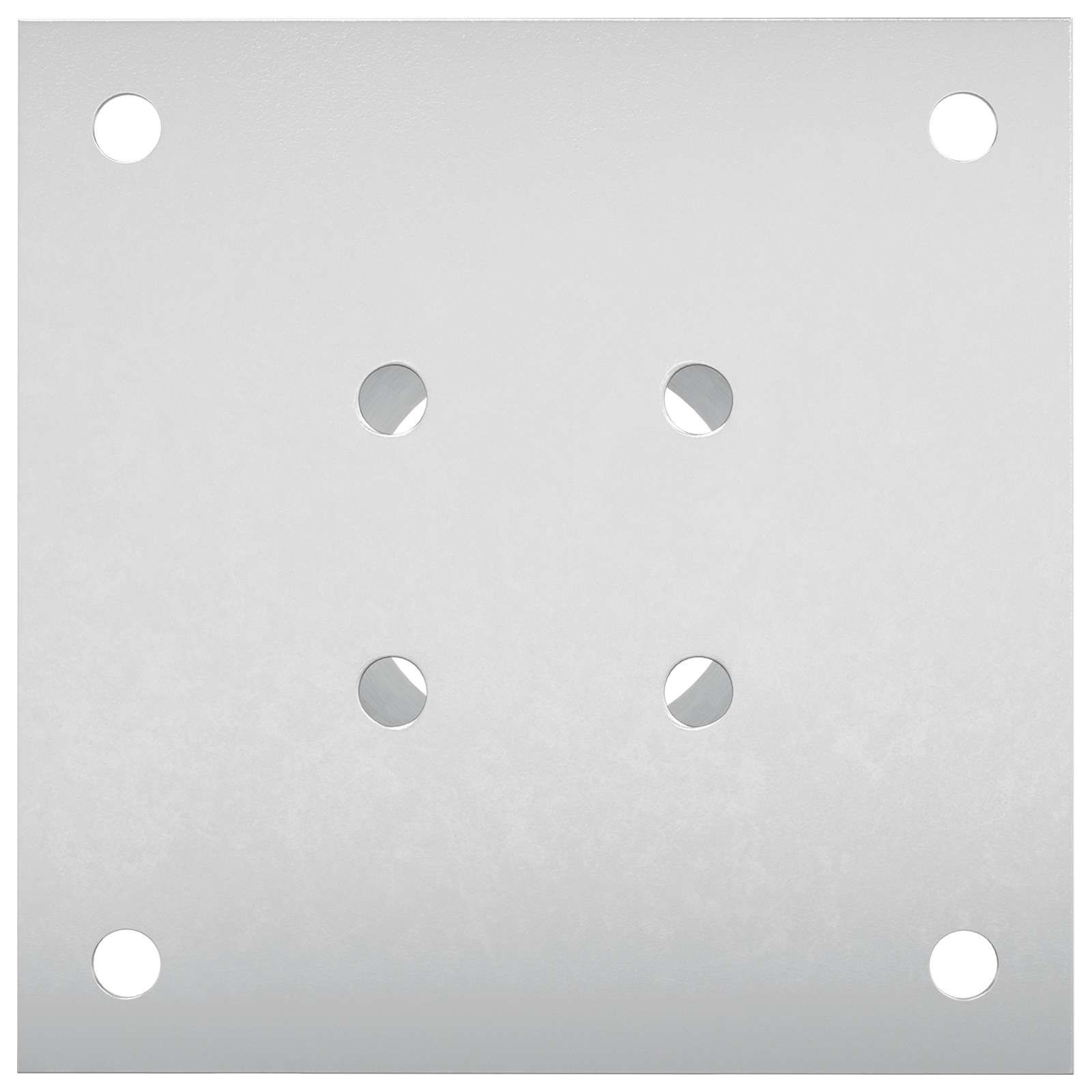 runder Bodenanker 4 pcs Silber 15 x 15 x 15 cm Metall