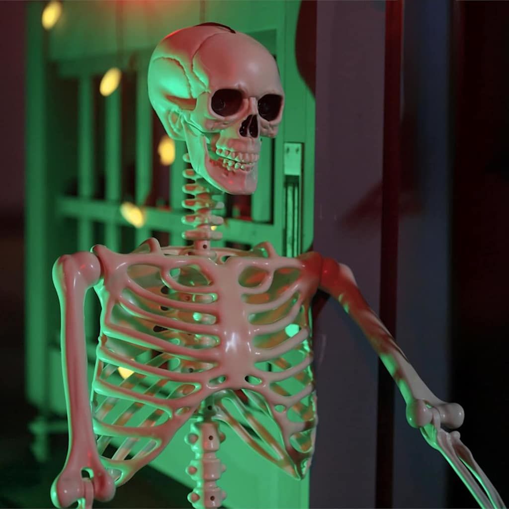 Halloween Skelett 2 pcs Weiß 85 cm Polypropylen