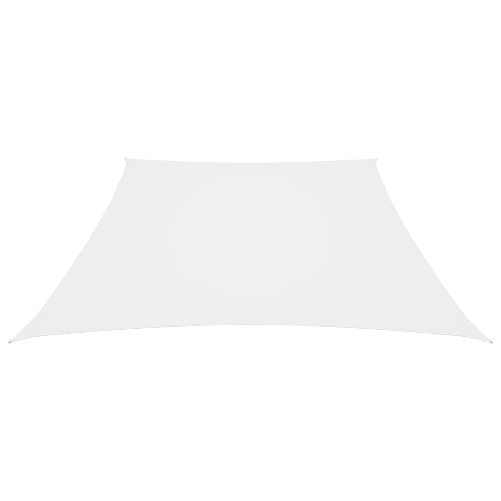Sonnensegel Oxford-Gewebe Trapezförmig 2/4x3 m Weiß