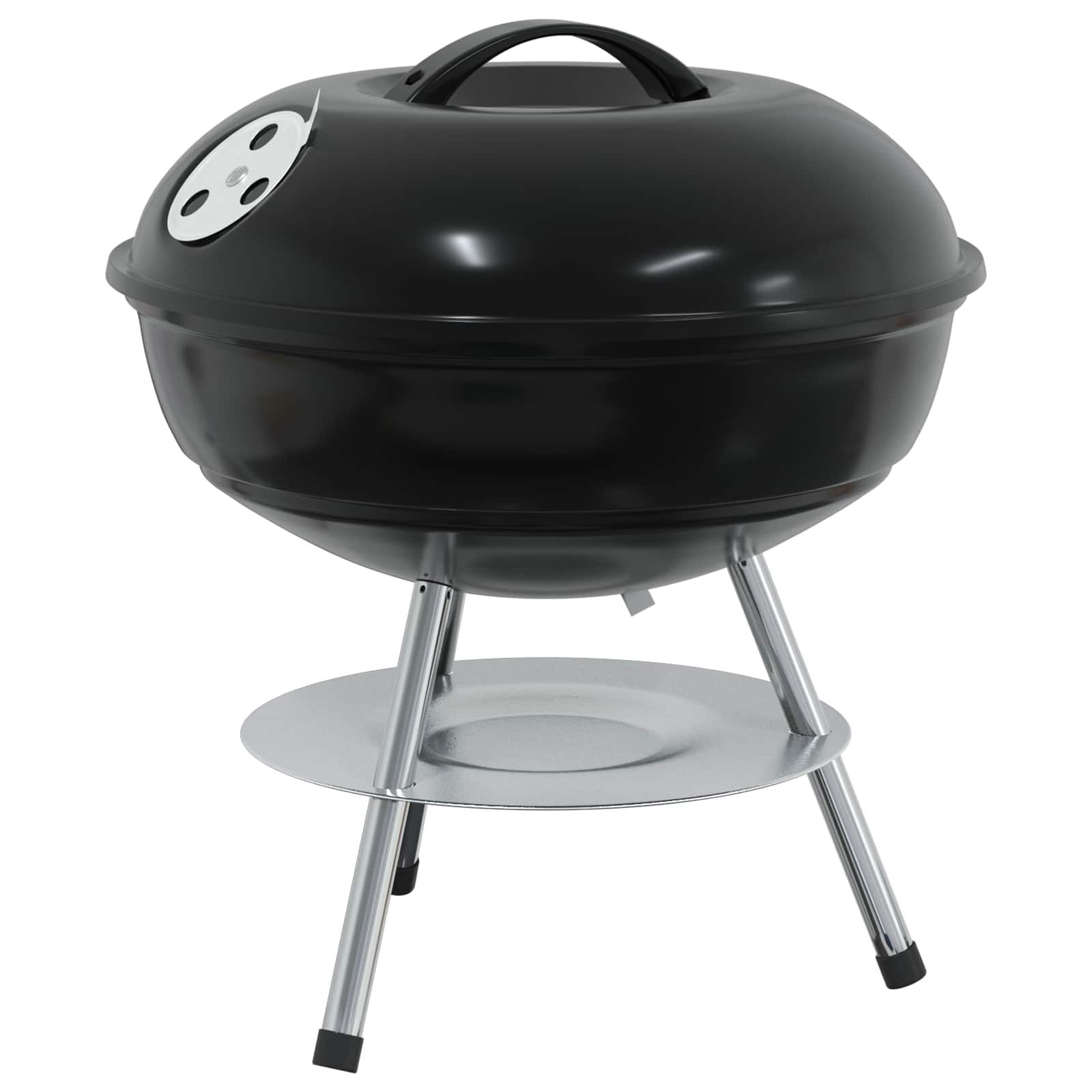 Holzkohlegrill Schwarz 36,5 x 36,5 x 40 cm