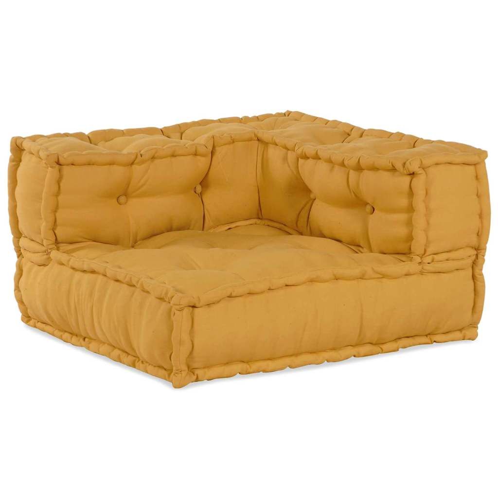 Modulare Sofagarnitur 3 pcs Gelb Stoff