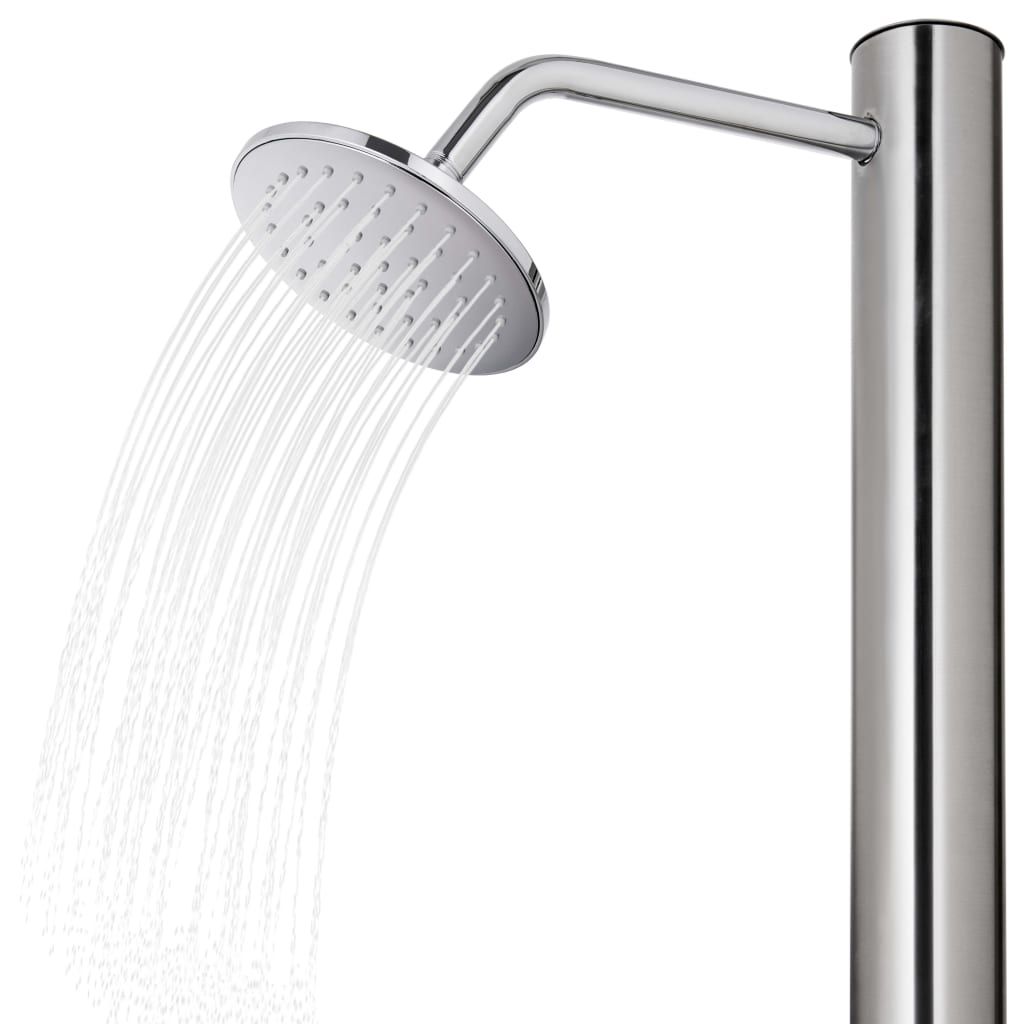 Gartendusche 215 cm Edelstahl