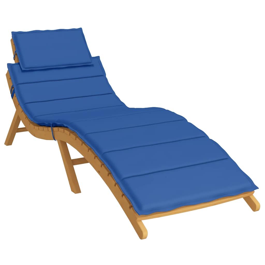 Sonnenliegen-Auflage Königsblau 186x58x4 cm Oxford-Gewebe