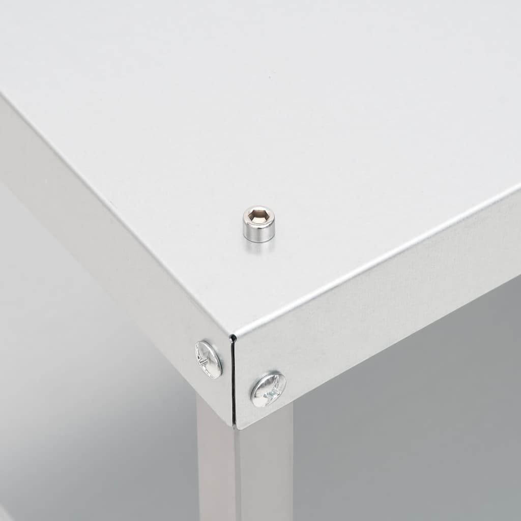 Räucherofen mit Tisch Verzinkter Stahl