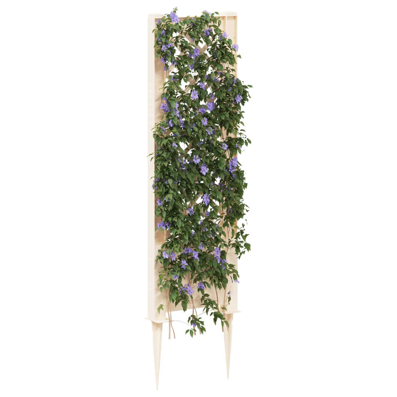 Trellis mit Spike Weiß 43 x 6 x 165 cm PP