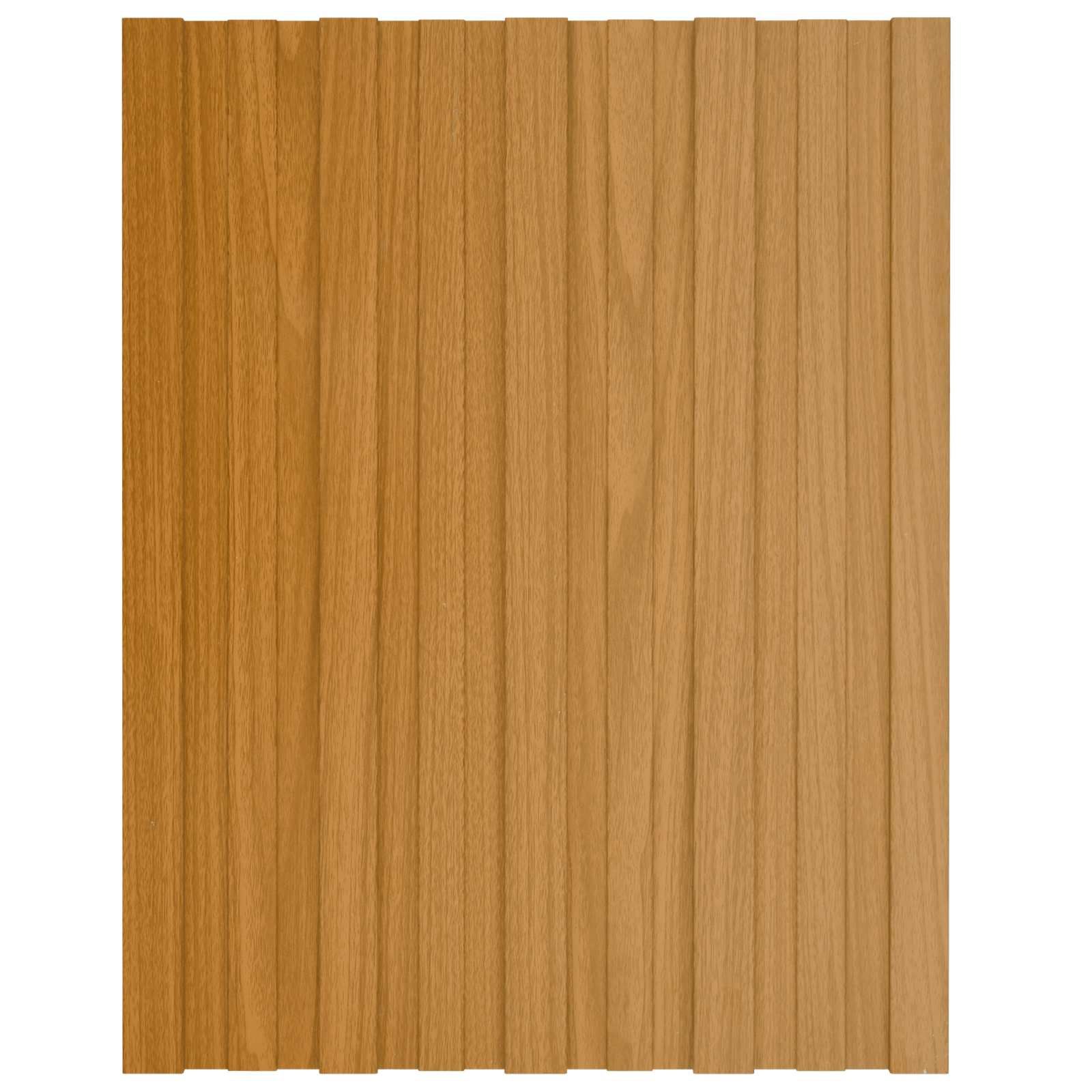 Dachpaneel 12 Stk. Natur 60 x 45 cm Verzinkter Stahl