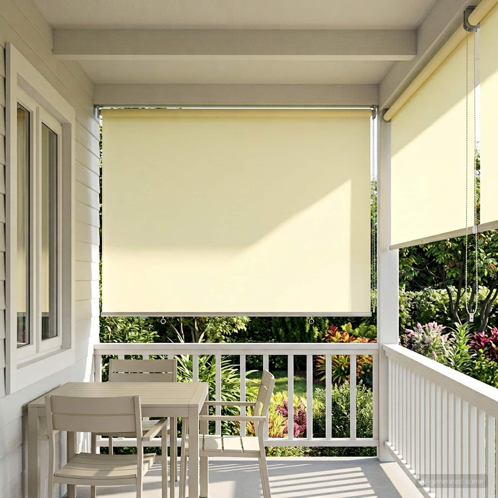 Rollo mit UV-Schutz Creme 180 x 140 cm Polyester