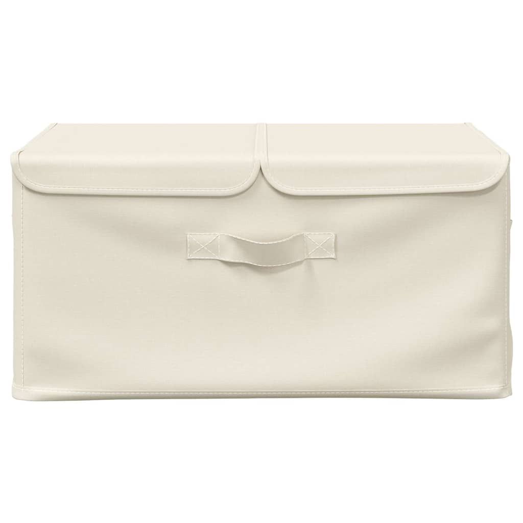 Lagerboxen Vliesstoff 2 fächer Creme