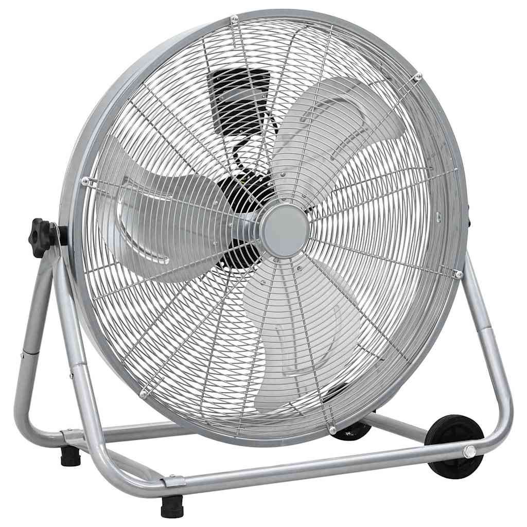 Trommelventilator Mit Rad Silber 73 x 42 x 70 cm Aluminium