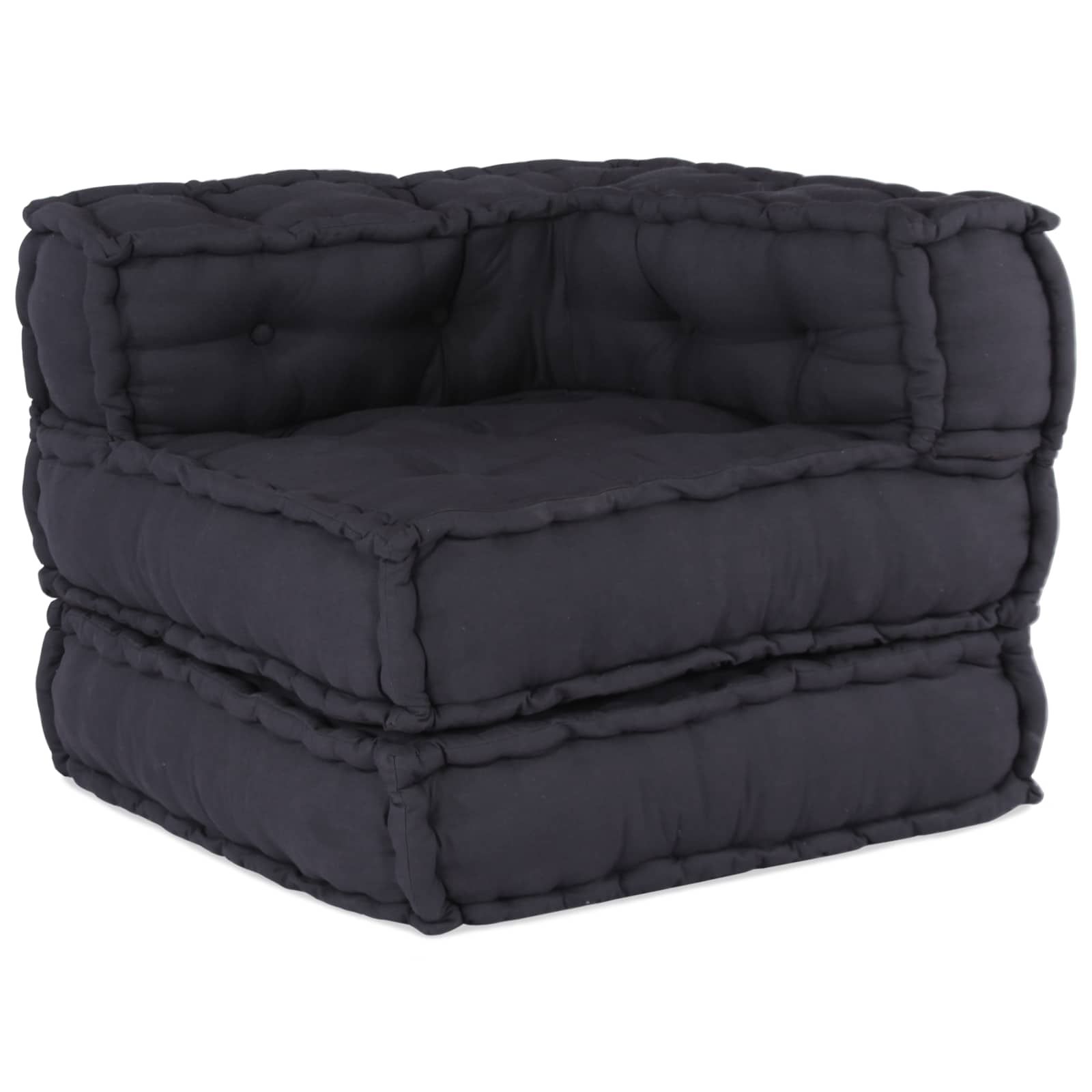 Modulare Sofagarnitur 3 pcs Anthrazit Stoff