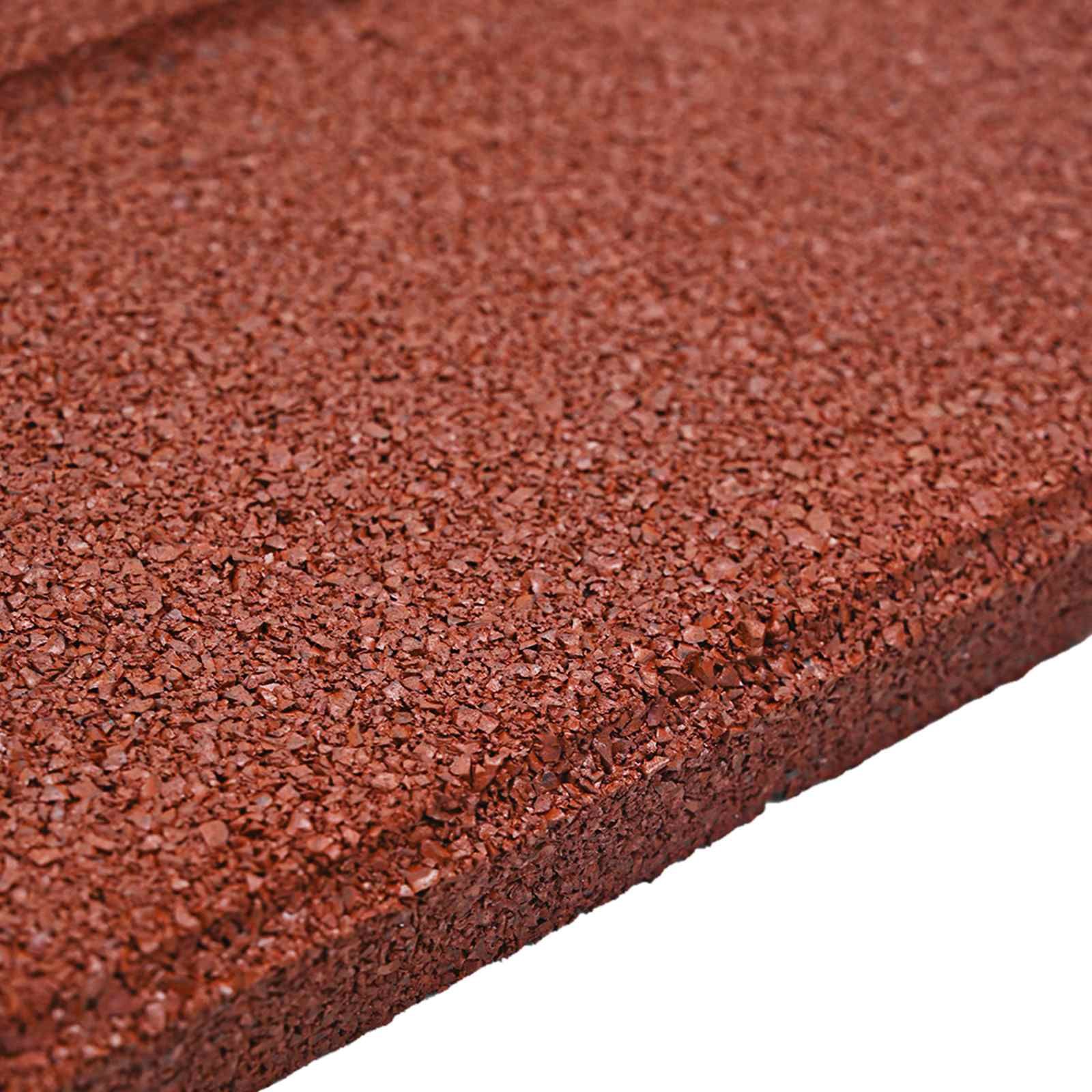 Gehwegstein 6 pcs Rot 40,5 x 40,5 x 2 cm Gummi