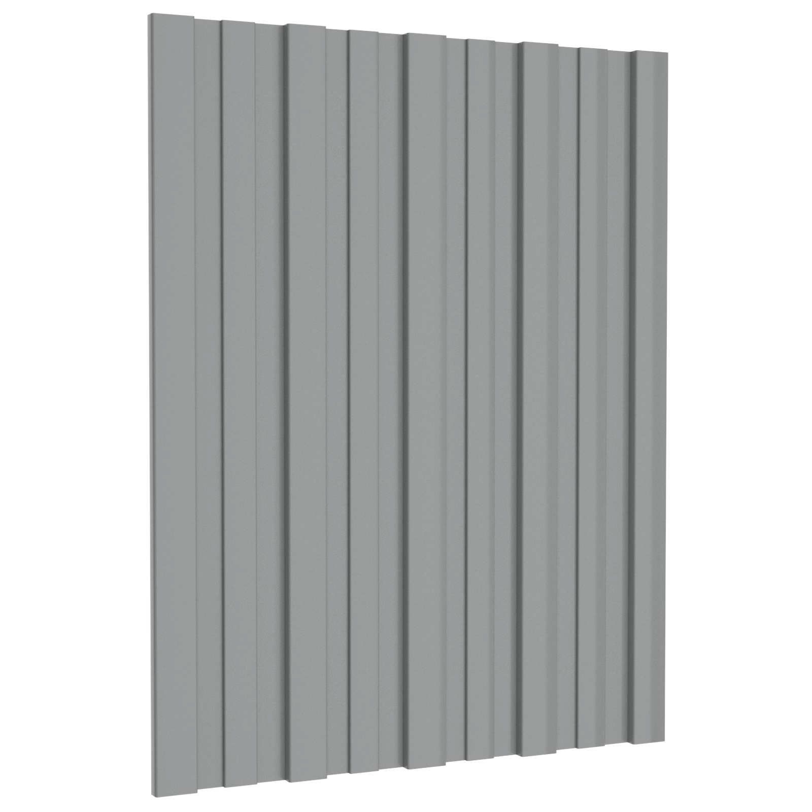 Dachpaneel 36 pcs Grau 60 x 45 cm Verzinkter Stahl