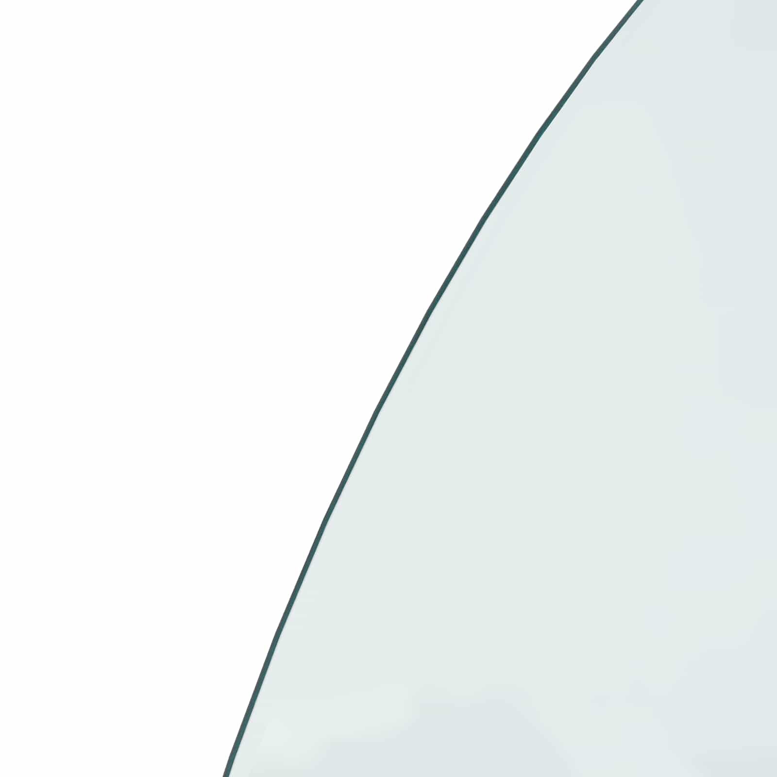 Feuerstelle Glasplatte Transparent 1000 x 600 mm Glas
