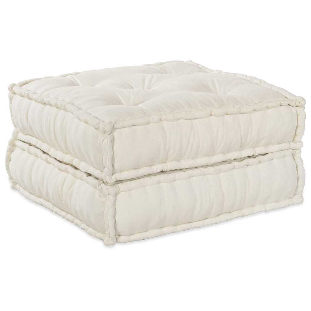 Modulare Sofagarnitur 2 pcs Creme 140 x 70 x 36 cm Stoff