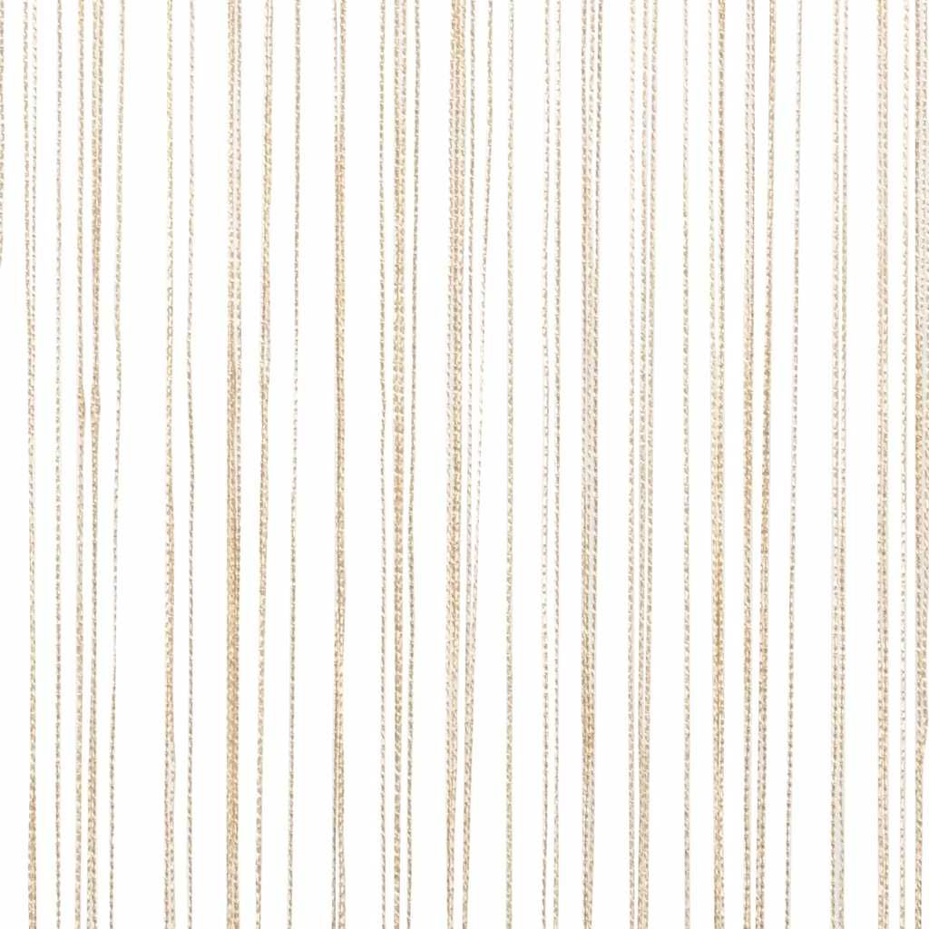 Fadenvorhänge 2 Stk. 100 x 250 cm Beige