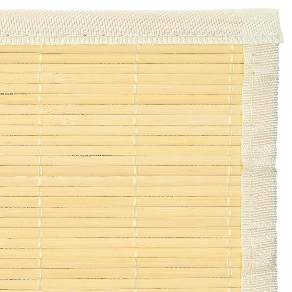 Teppich Bambus 160x230 cm Natur