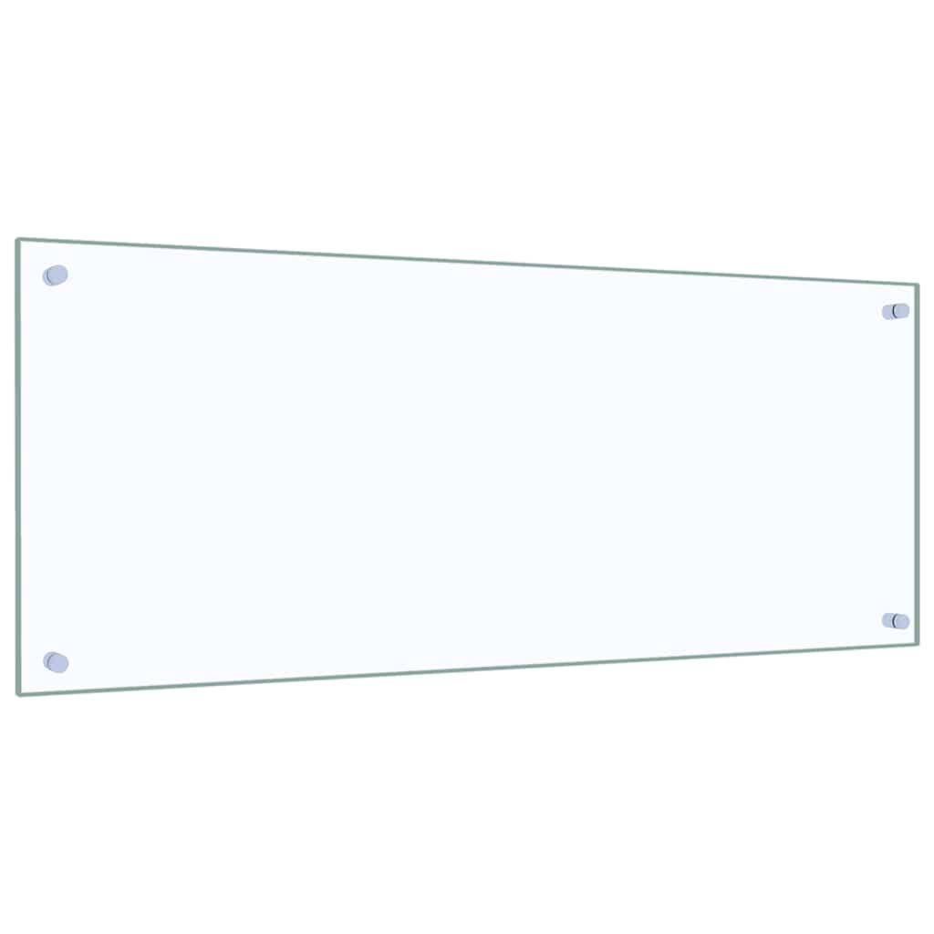 Küchenrückwand Transparent 100×40 cm Hartglas