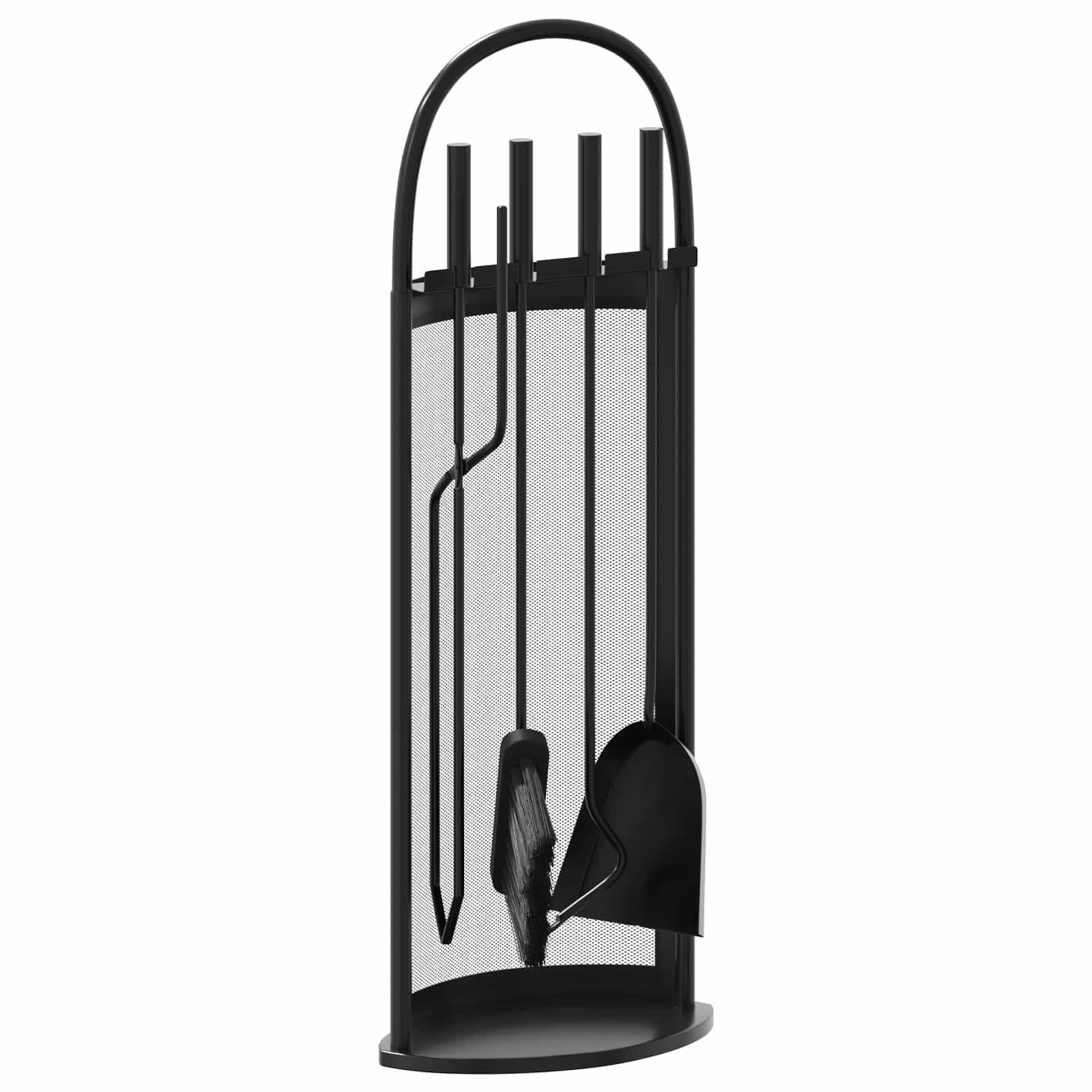 5-teiliges Kaminbesteck-Set 23 x 15 x 66 cm Stahl