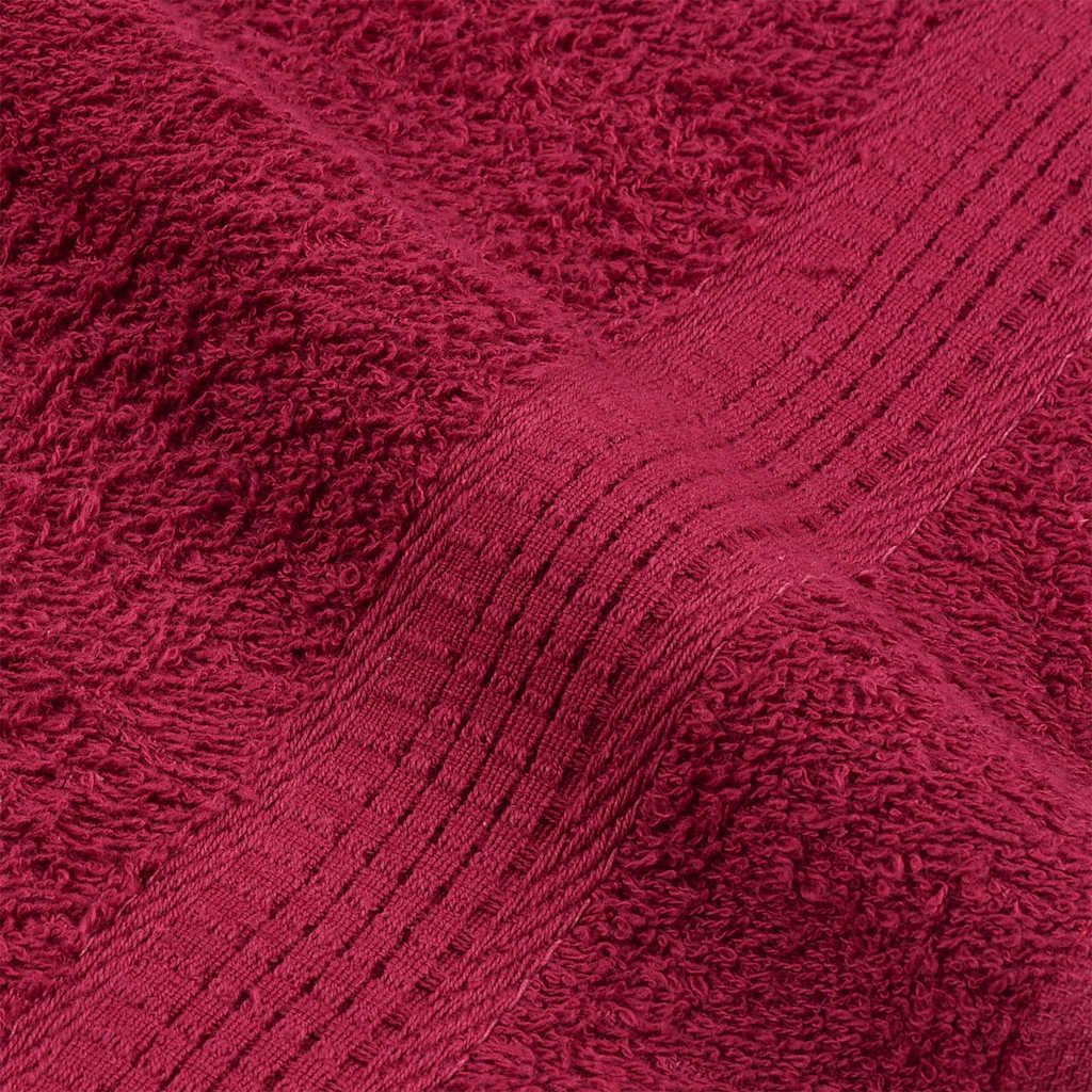 Waschtücher FROGN 2 Stk. Bordeaux 30x30 cm 360 g/m²
