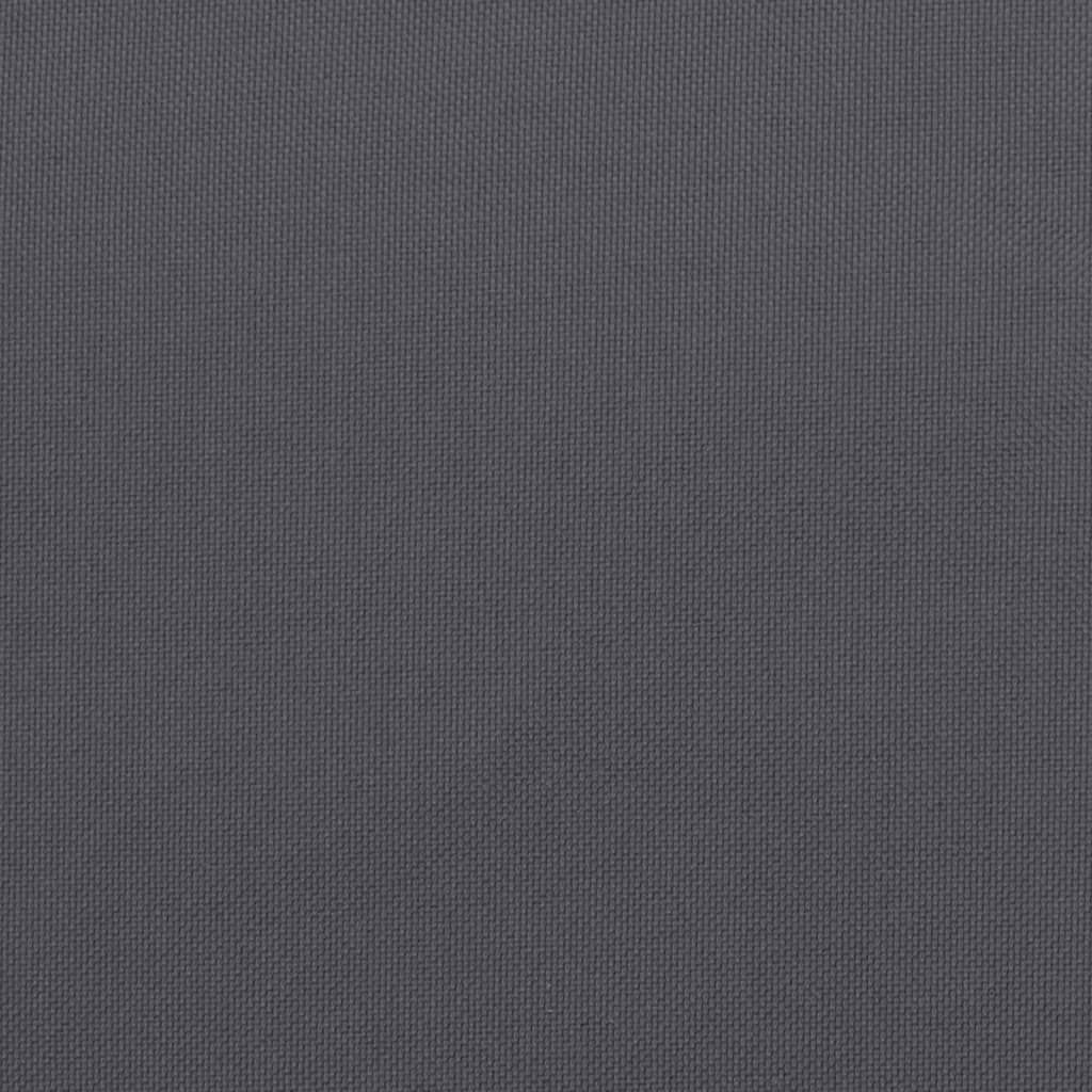 Niedriglehner-Auflagen 6 Stk. Anthrazit Oxford-Gewebe