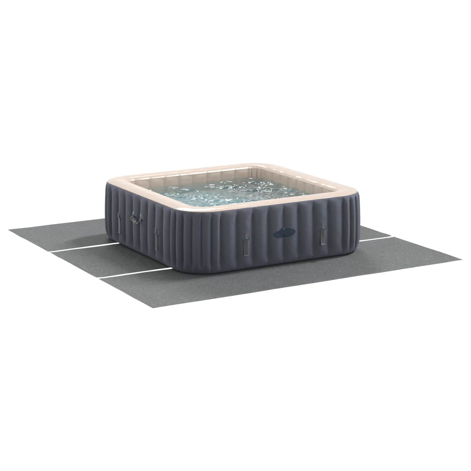 Bodenfolie für Pools 396 x 396 x 0,1 cm Quadratisch Vliesstoff
