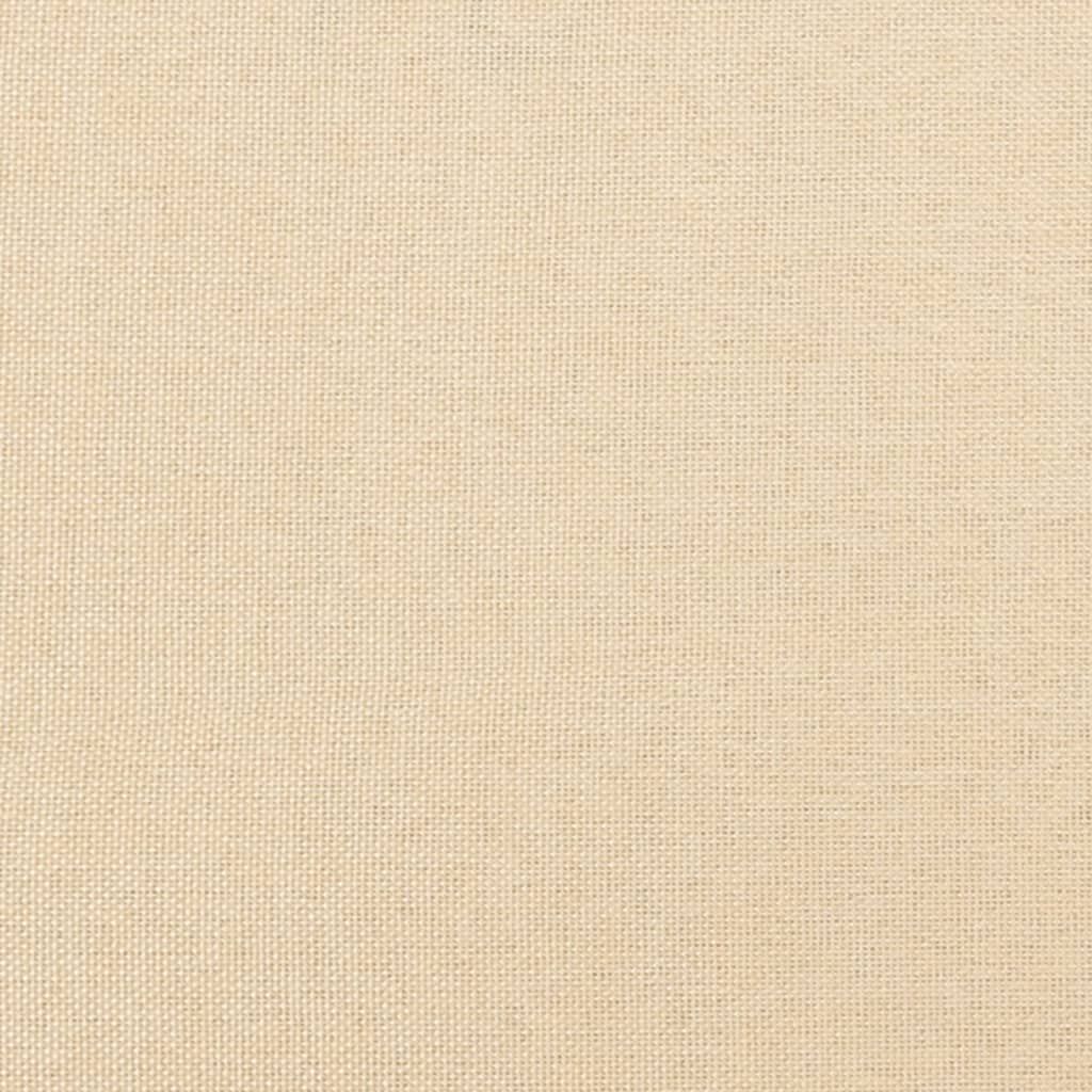 Zierkissen 2 Stk. Creme 40x40 cm Stoff