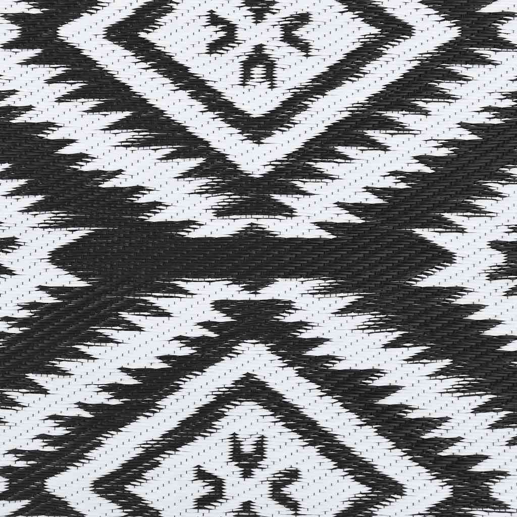 Outdoor-Teppich ARAKIL Schwarz 160x230 cm PP