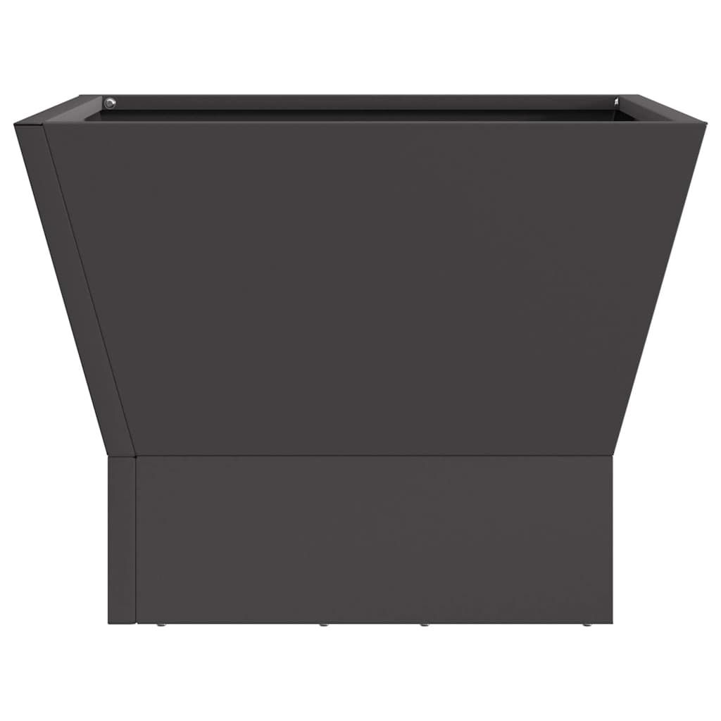 Feuerstelle Schwarz 40 x 40 x 35 cm Wetterfeststahl
