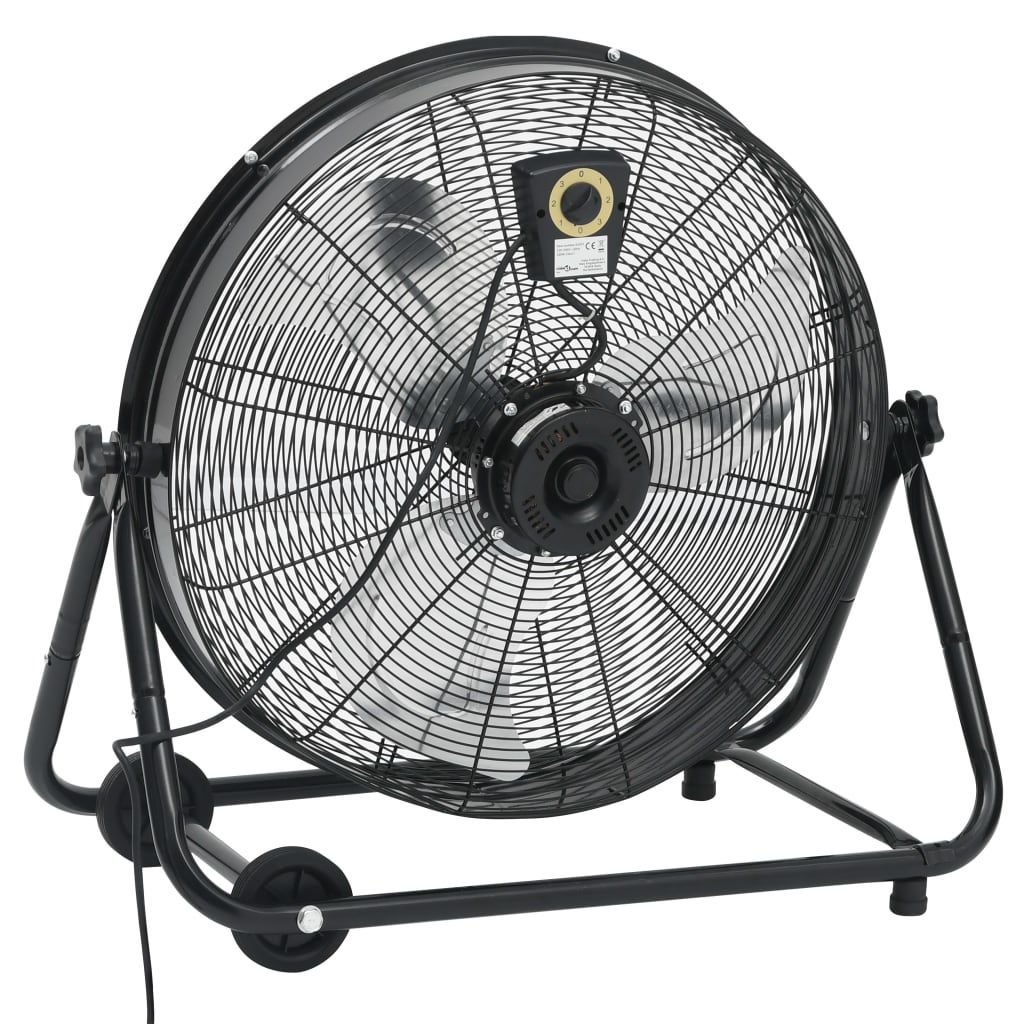 Trommelventilator Industriell 60 cm 172,5 W Schwarz