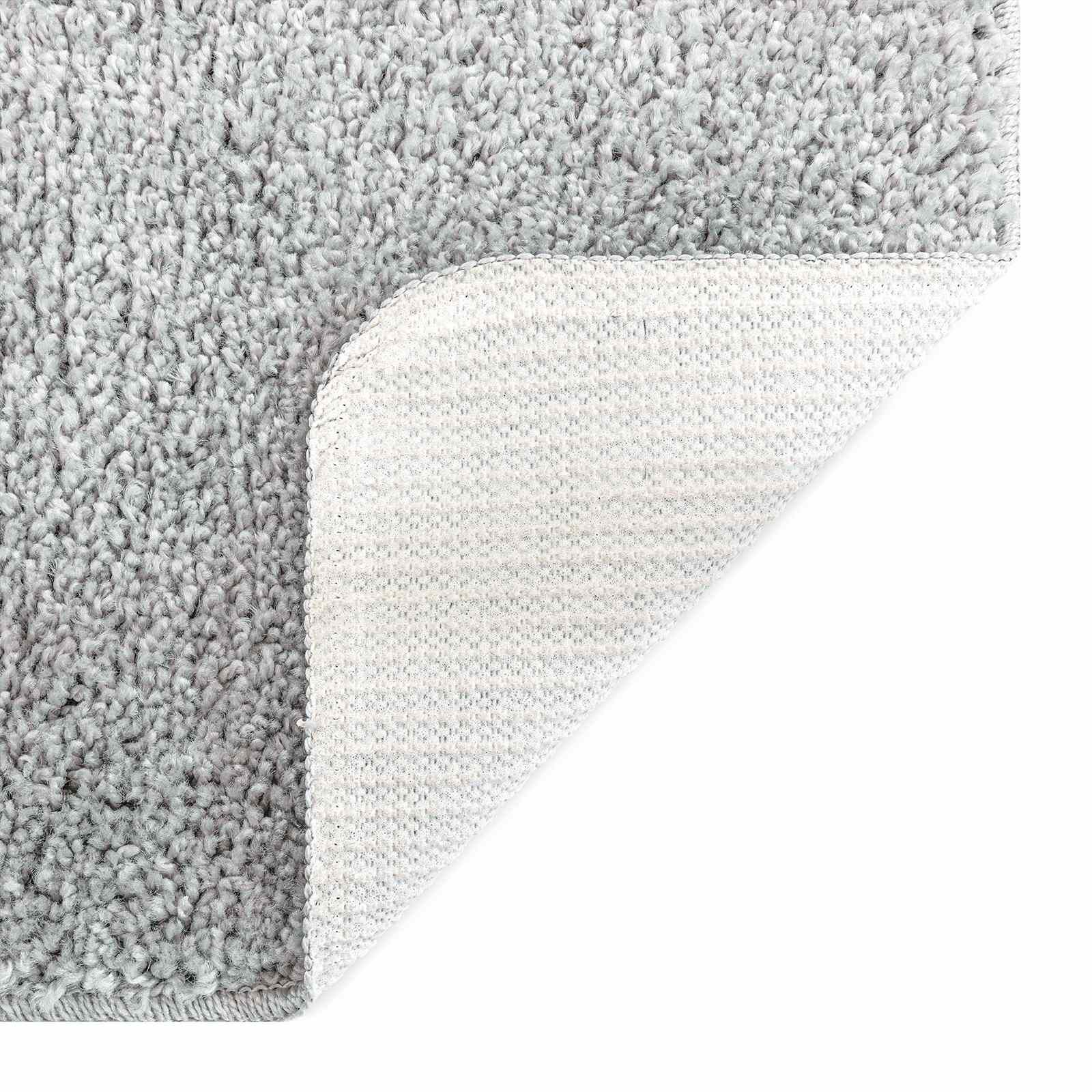 Anti-Rutsch Badematten-Set 3 pcs Grau PP