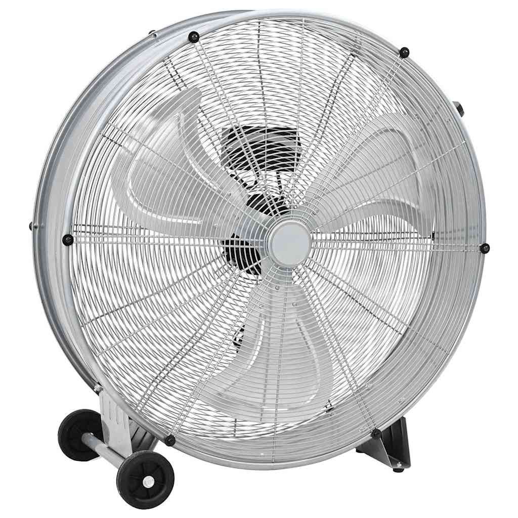 Trommelventilator Mit Rad Silber 79 x 37 x 82 cm Aluminium