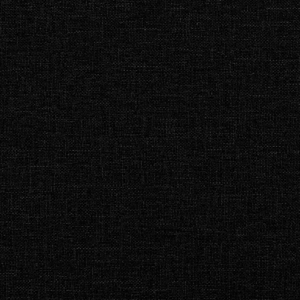 Zierkissen 2 Stk. Schwarz Ø15x50 cm Stoff