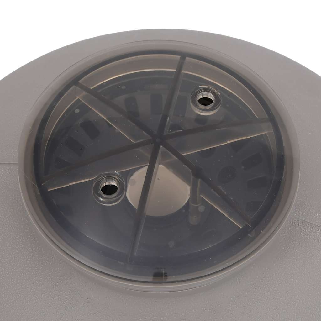 Pool-Sandfilter mit seitlich montiertem 6-Wege-Ventil Grau