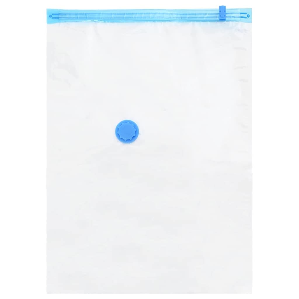 Aufbewahrungstaschen 5 stk. Transparent und Blau 70 x 50 cm